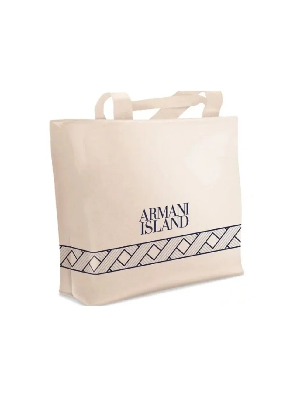 NEW ~ ARMANI ISLAND REUSABLE CANVAS TOTE - Picture 1 of 11